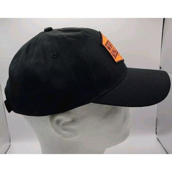 Whitetails Unlimited Strapback Baseball Cap Black Patch Embroidered NEW NWOT‎ - Picture 4 of 7